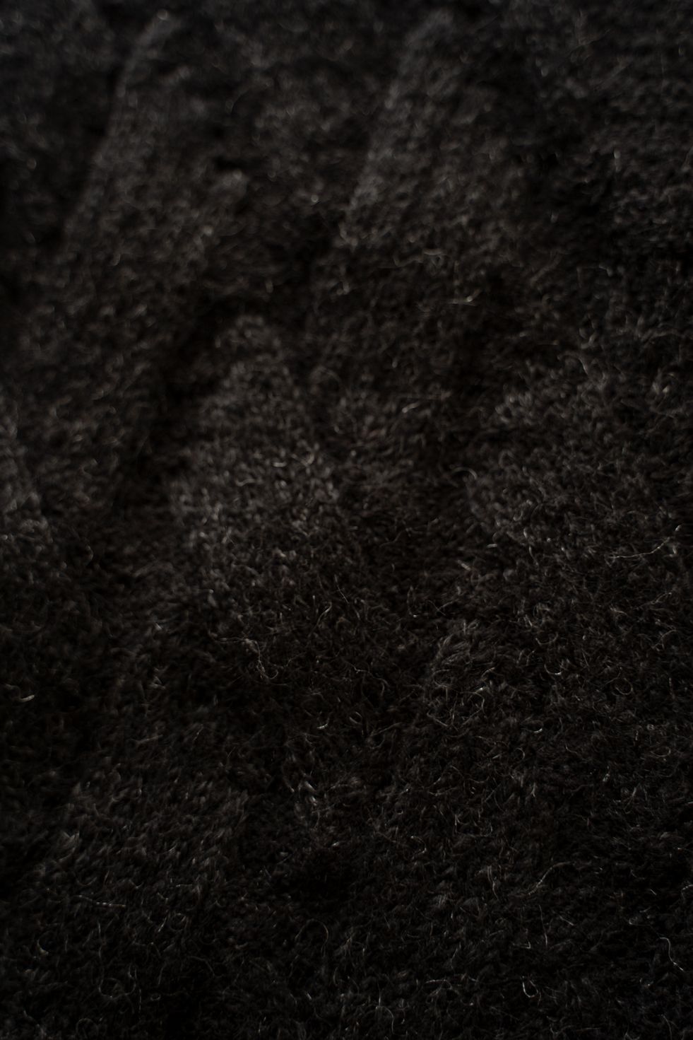 【26AW】Ochiba Mohair Cardigan(BLACK)