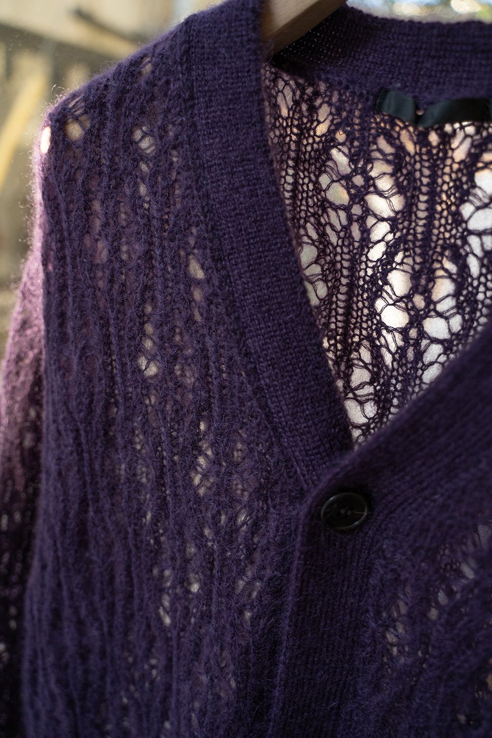 juha - 【24AW】Melt Cardigan/メルトカーディガン(BLACK) | Salty