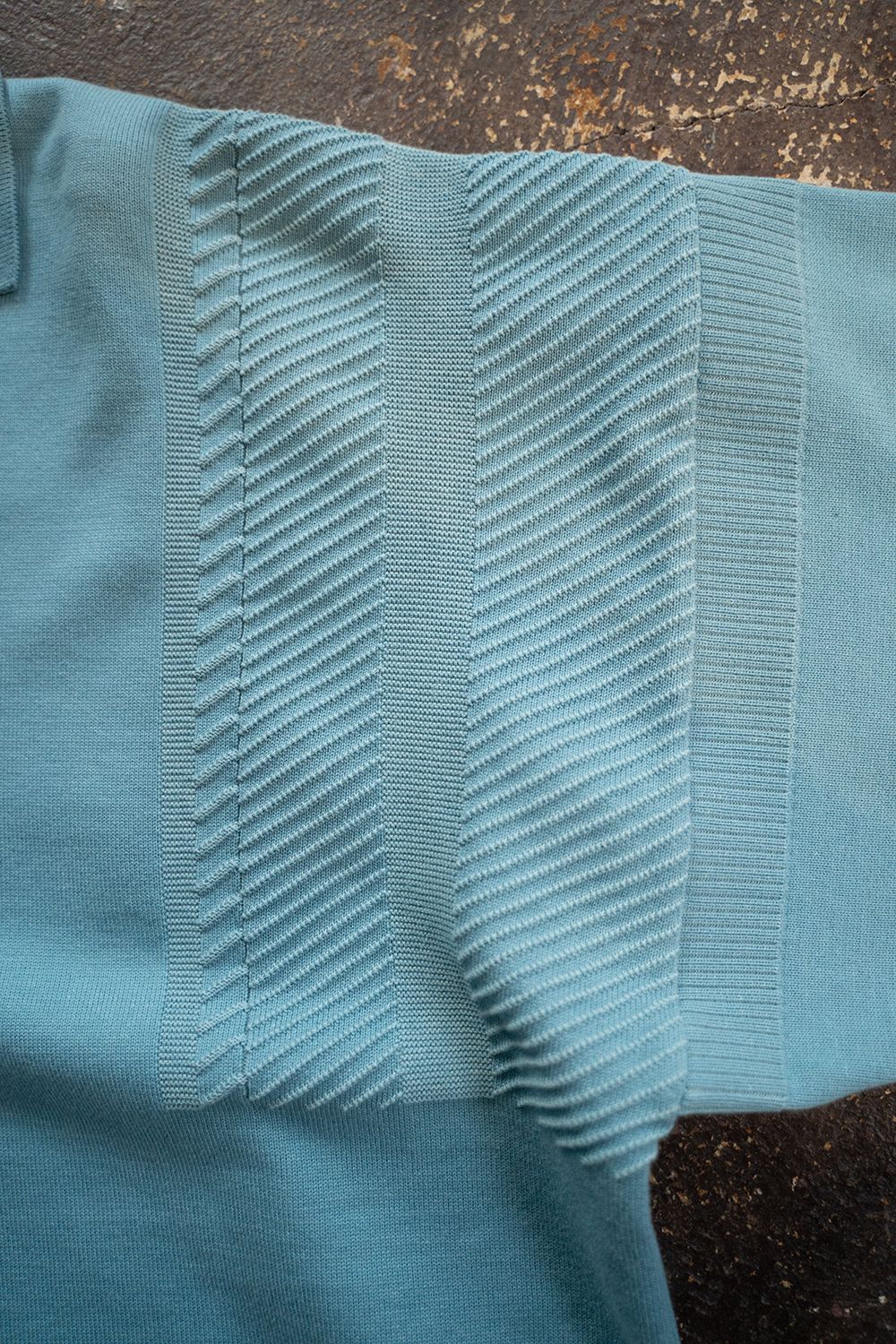 YASHIKI - 【ラスト1点】【24SS】Shunrin Skipper Knit(SKY BLUE
