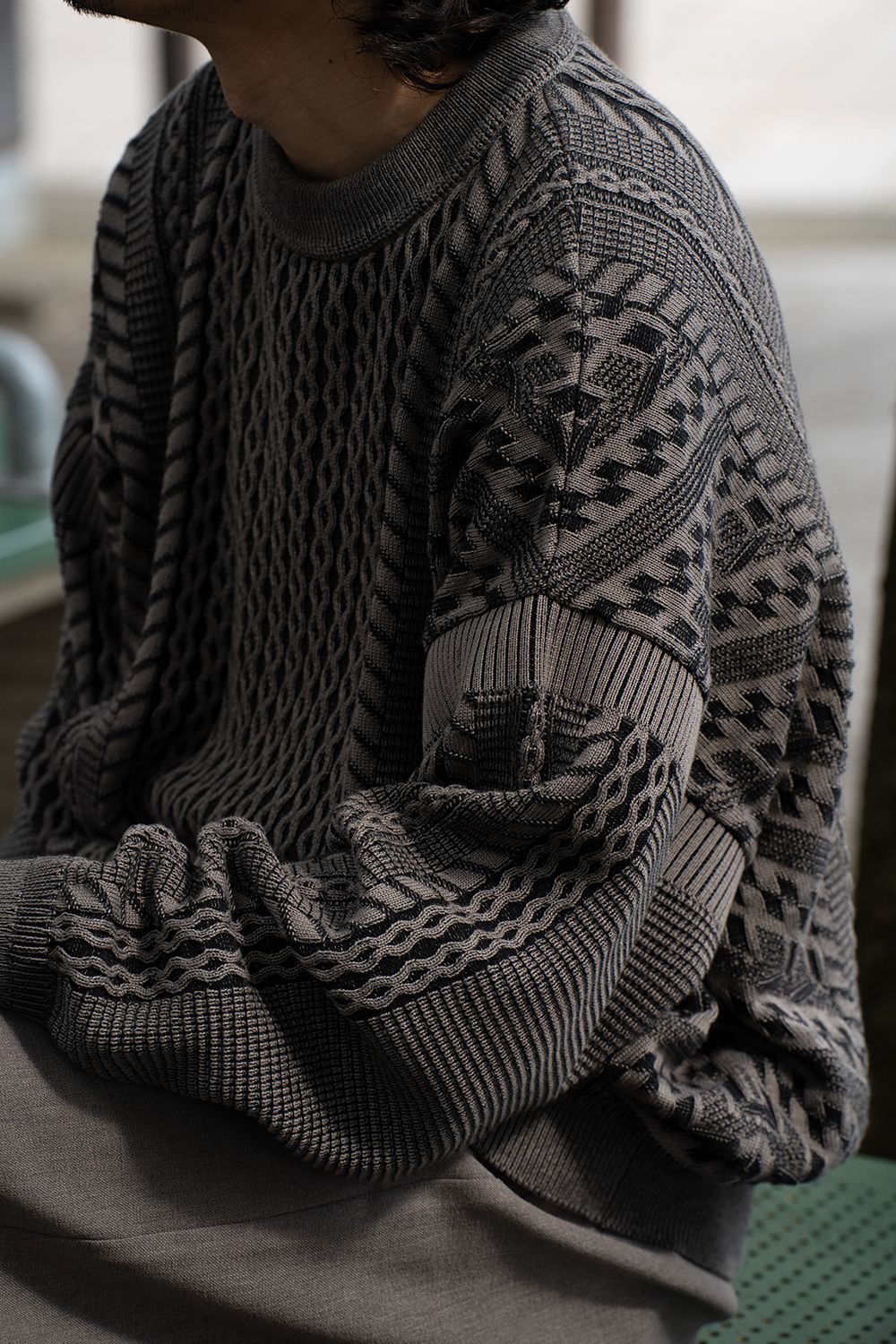 YASHIKI - 【25AW】Fubuki Knit(GREIGE) | Salty