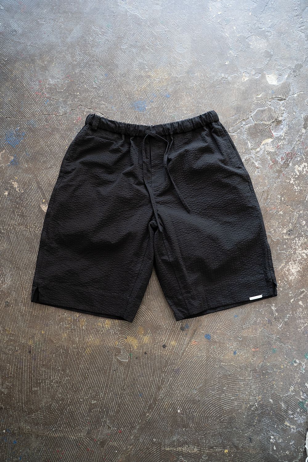 【25SS】"week s/s"pajama【セットアップ】(seersucker BLACK)