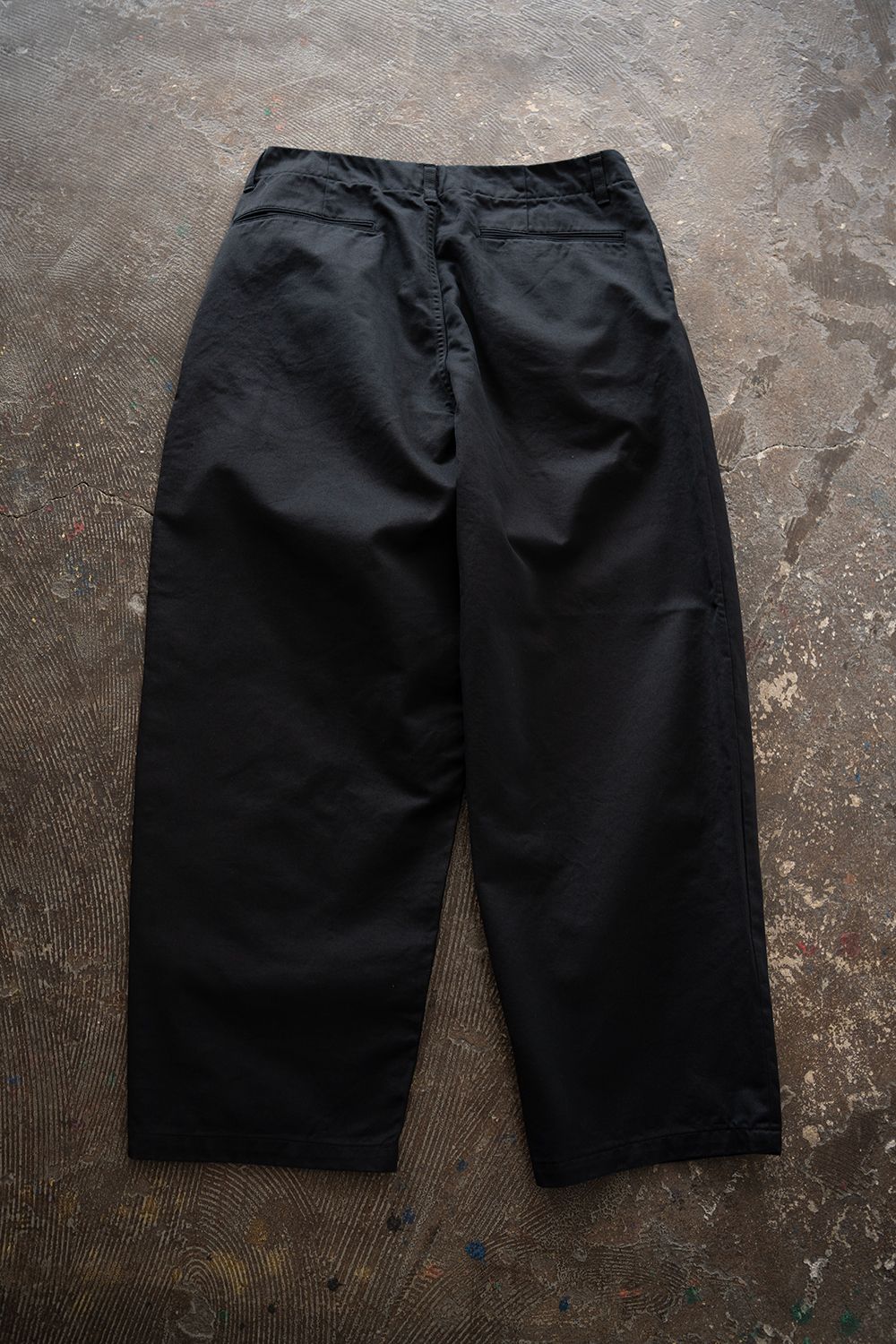 【26SS】セルビッチチノワンタックパンツ(BLACK NAVY)