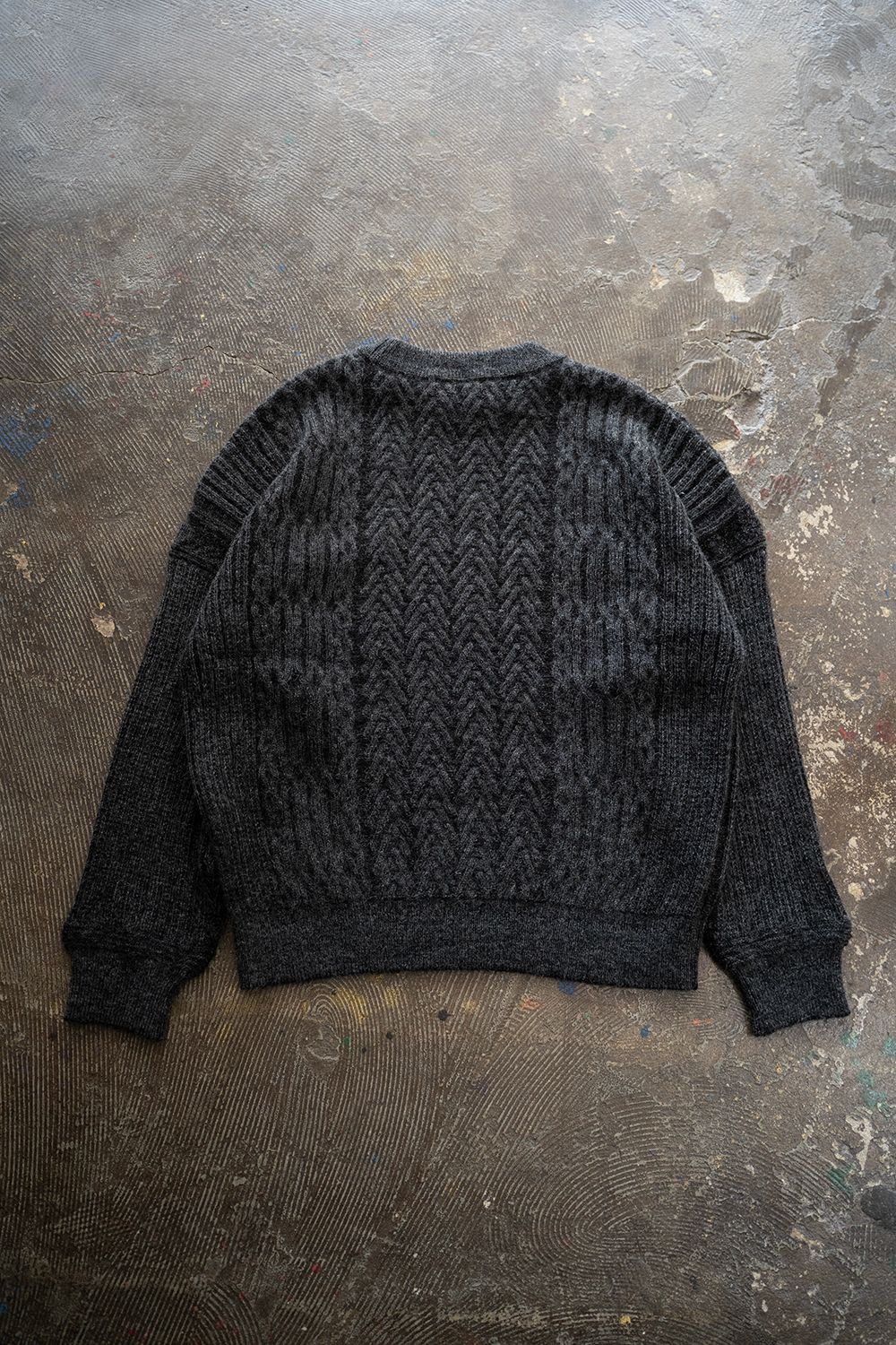 【25AW】Sekkei Mohair Knit(BLACK)