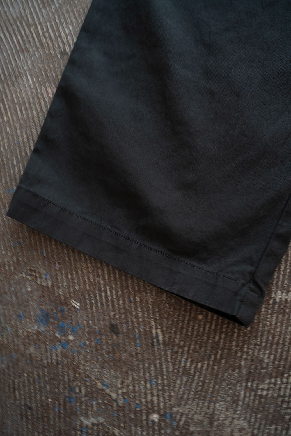【26SS】ガーメントダイ2タックテーパードパンツ(INK BLACK)