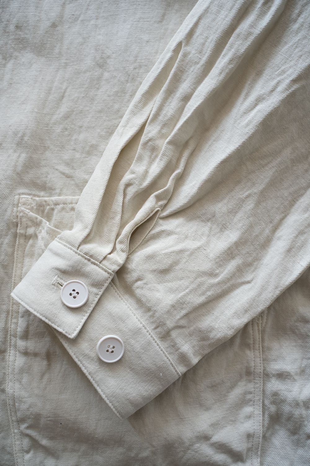 和紙大麻ジャケット(ベンガラ白)