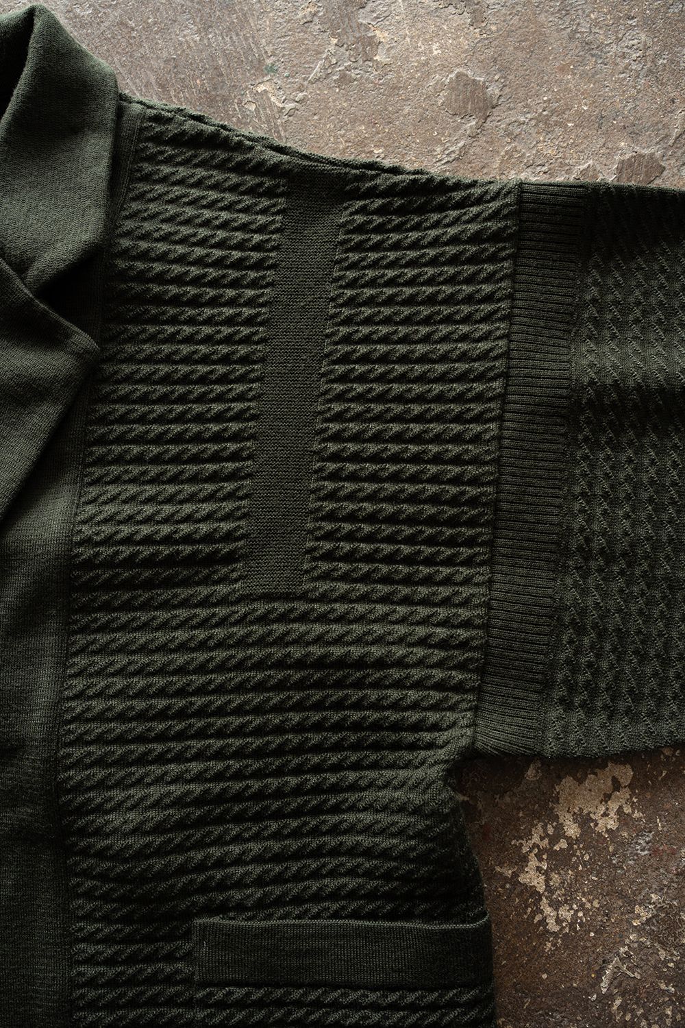 【26AW】Akigumo Knit Jacket(DARK OLIVE)