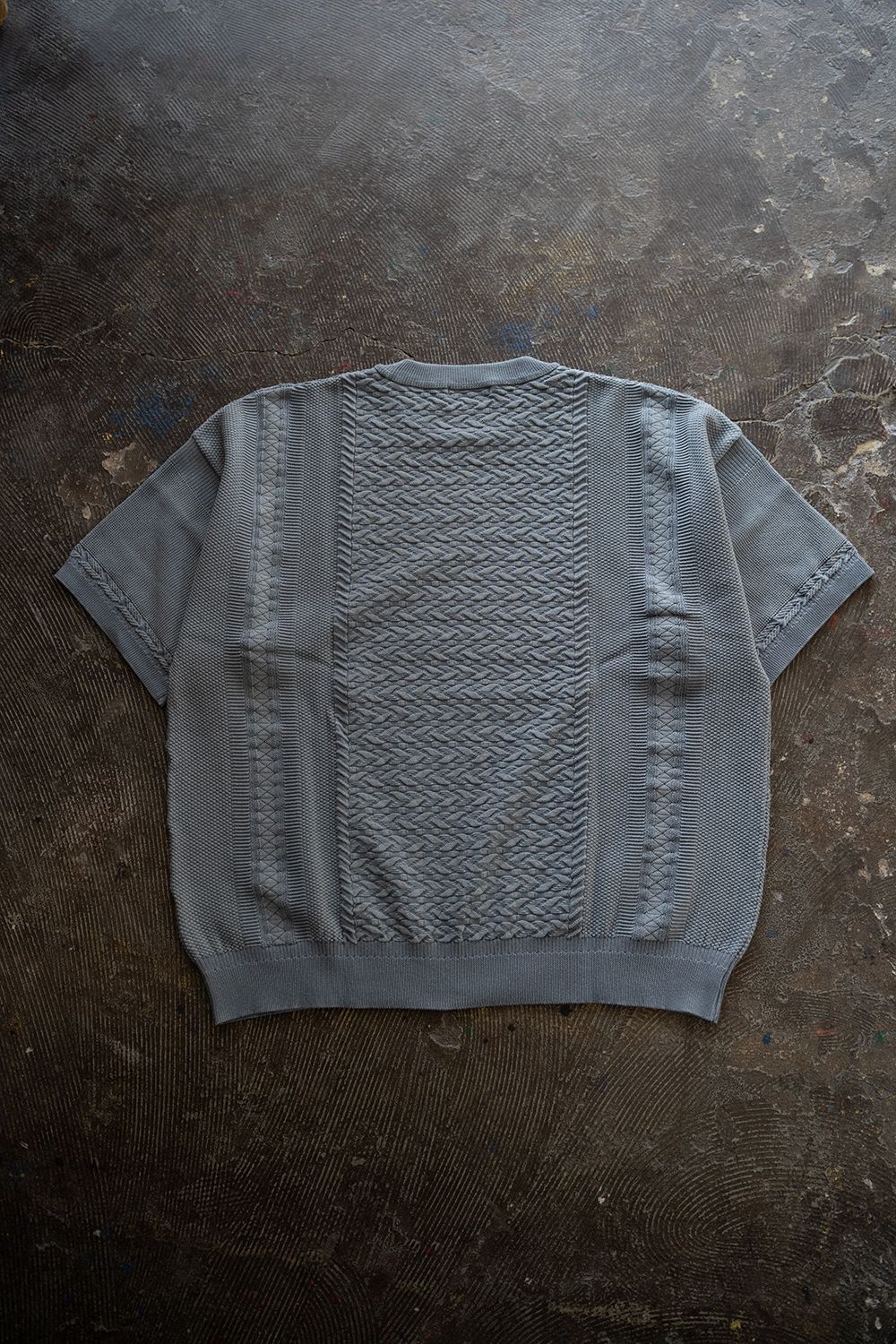 【ラスト1点】【24SS】Kusabue Knit(PALE BLUE)