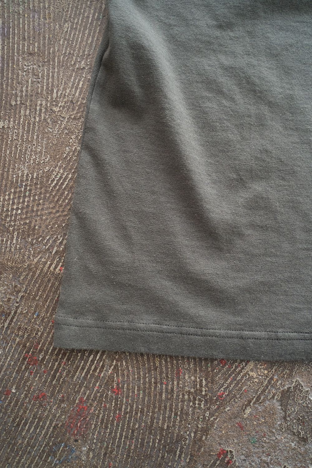 【ラスト1点】スビンコットン30/2吊り天竺半袖T(CHARCOAL GRAY)