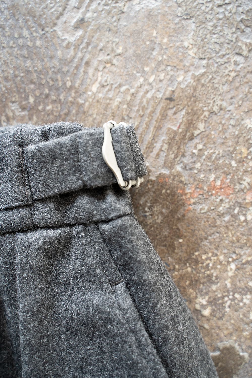 【ラスト1点】【22AW】2-Tack Flannel Cargo Pants/2タックフランネルカーゴパンツ(GRAY)