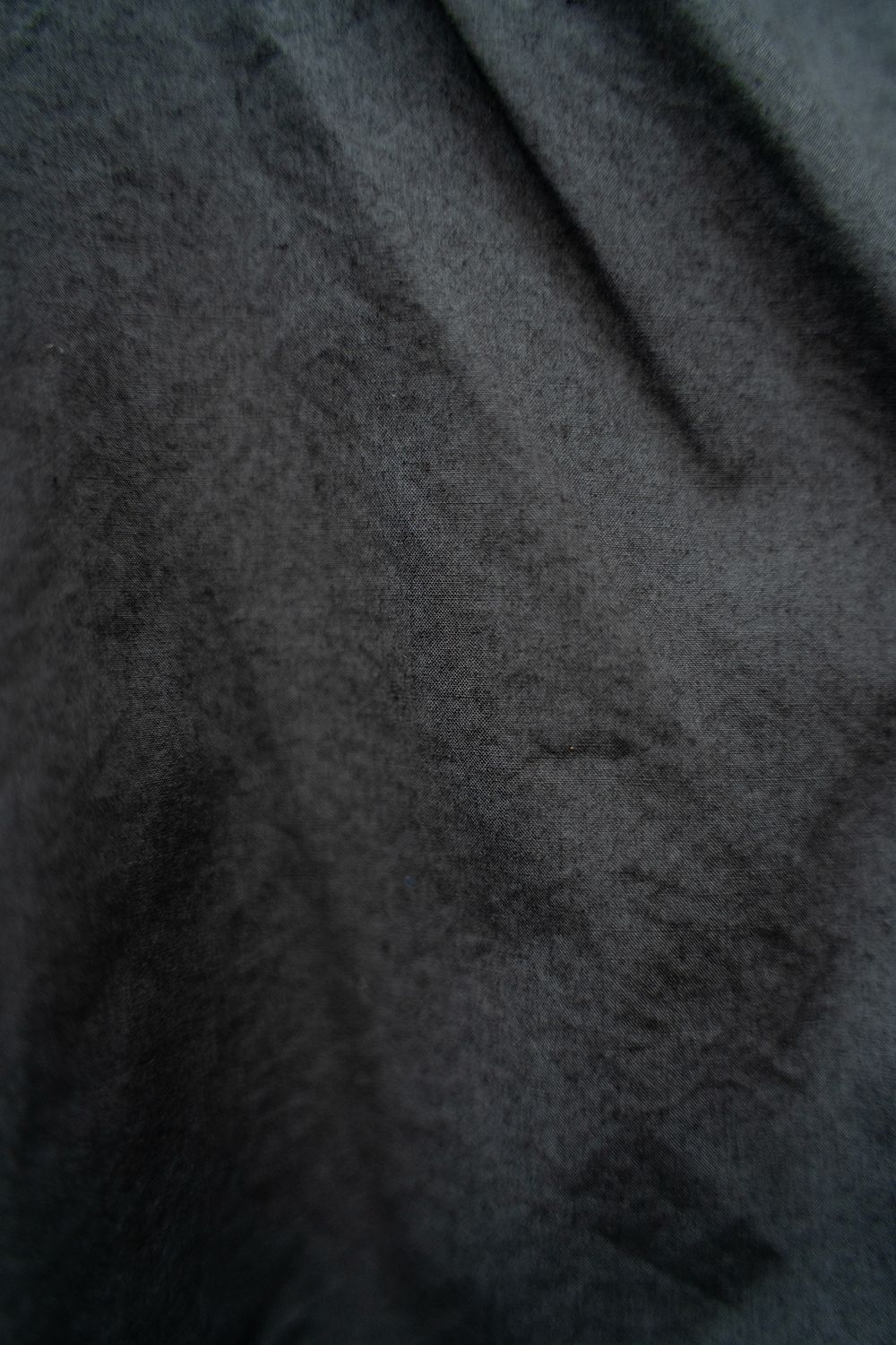【ラスト1点】【25SS】ガーメントダイディープタックワイドパンツ(INK BLACK)