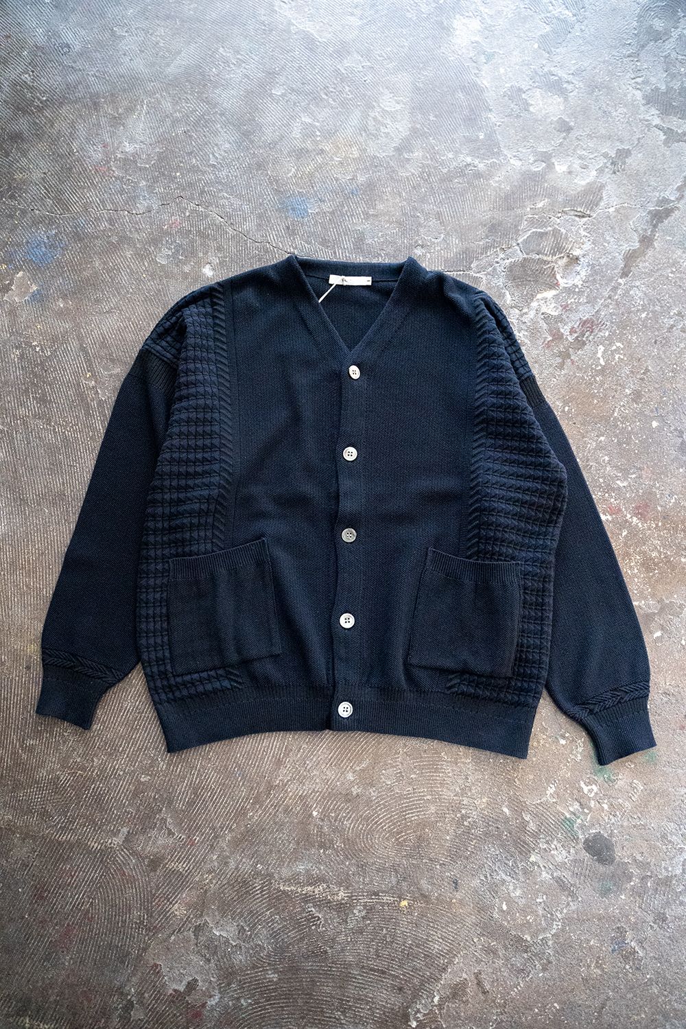 YASHIKI - 【ラスト1点】【22SS】Unabara Cardigan(NAVY) | Salty