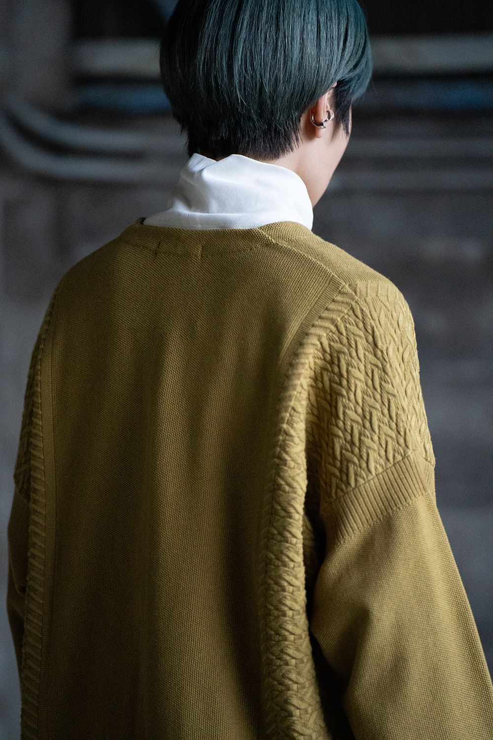 YASHIKI - 【23SS】Hanaikada Cardigan(CITRON YELLOW) | Salty