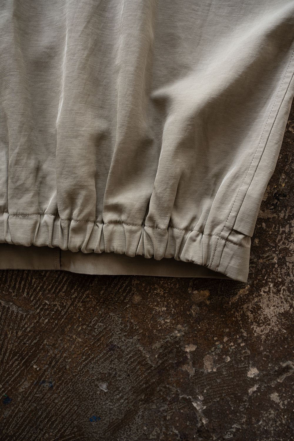 【26SS】ピグメントプリントジップブルゾン(SAGE)