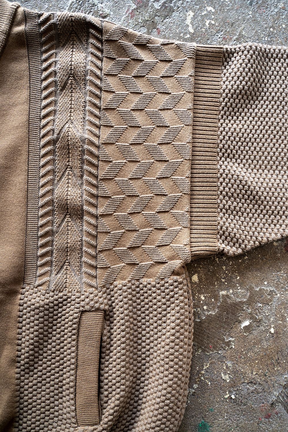 【ラスト1点】【22SS】Natsumi Knit Blouson(MOCHA)