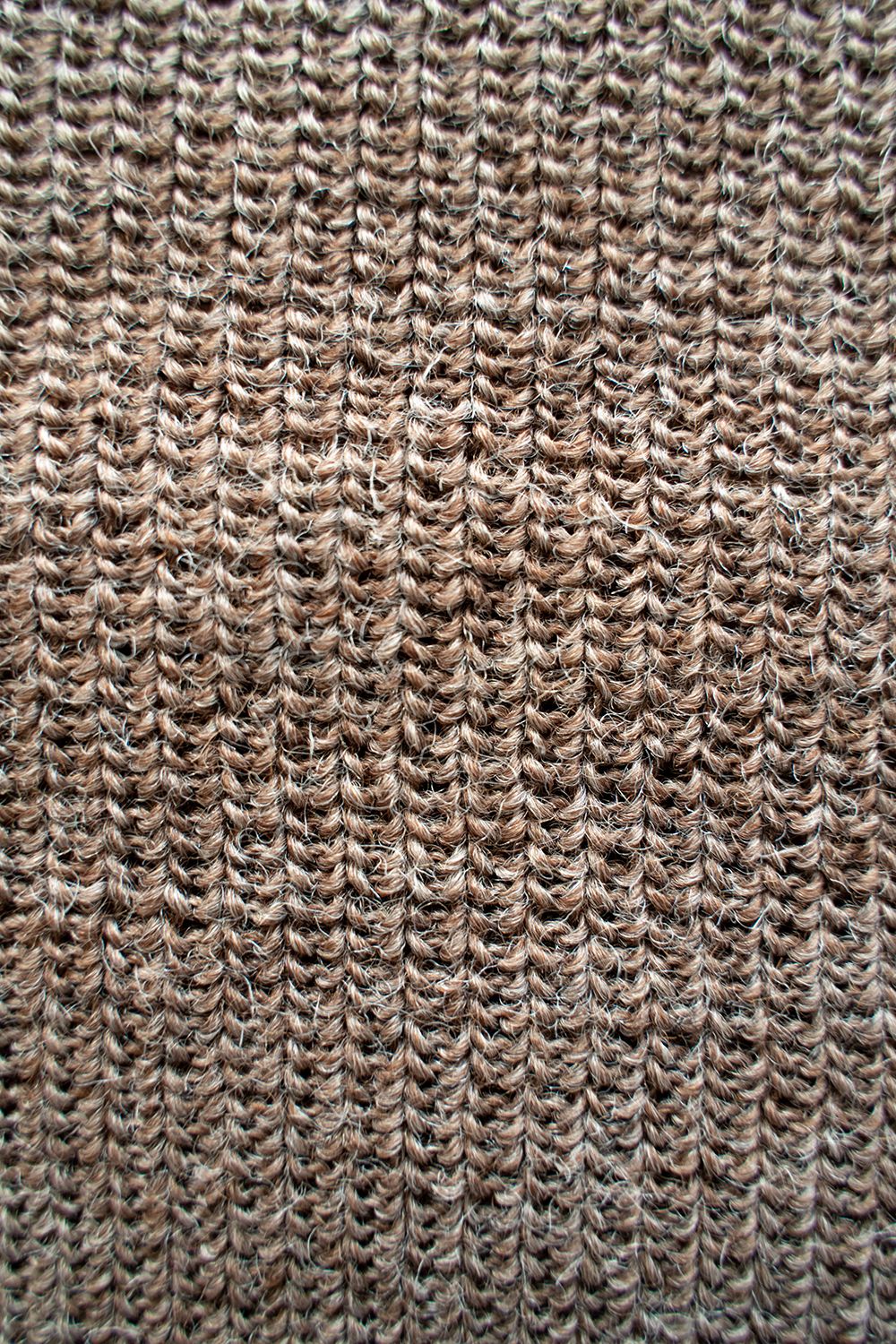 【ラスト1点】【22AW】ロービング糸ボトルネックニット(MOCHA)