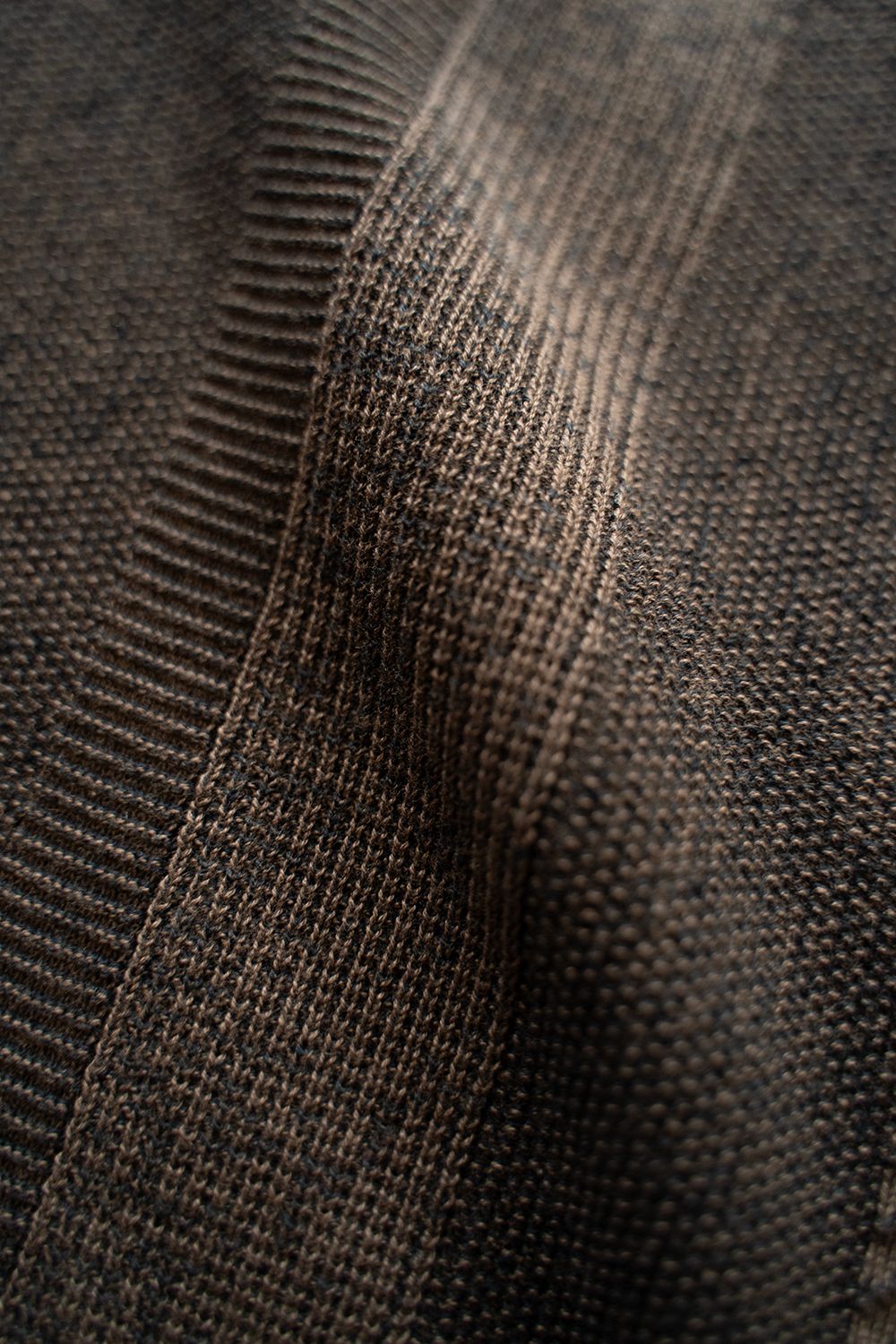 【ラスト1点】【25SS】Fumon Henley Knit(BROWN)