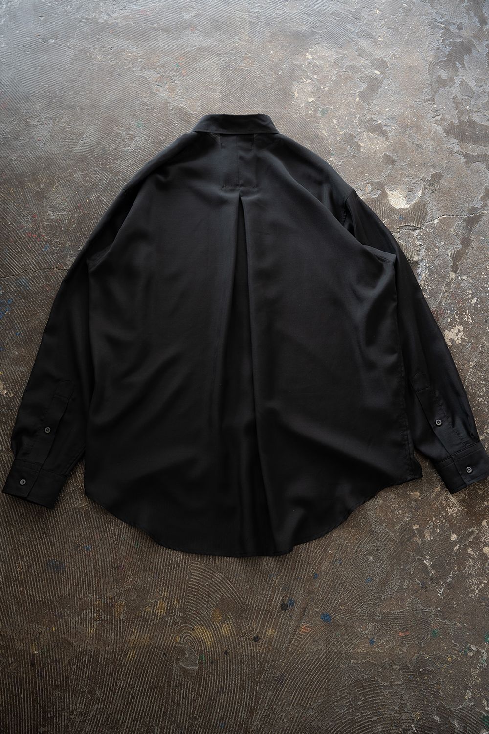 【26SS】Sheer Light Shirt/シアーライトシャツ(BLACK)