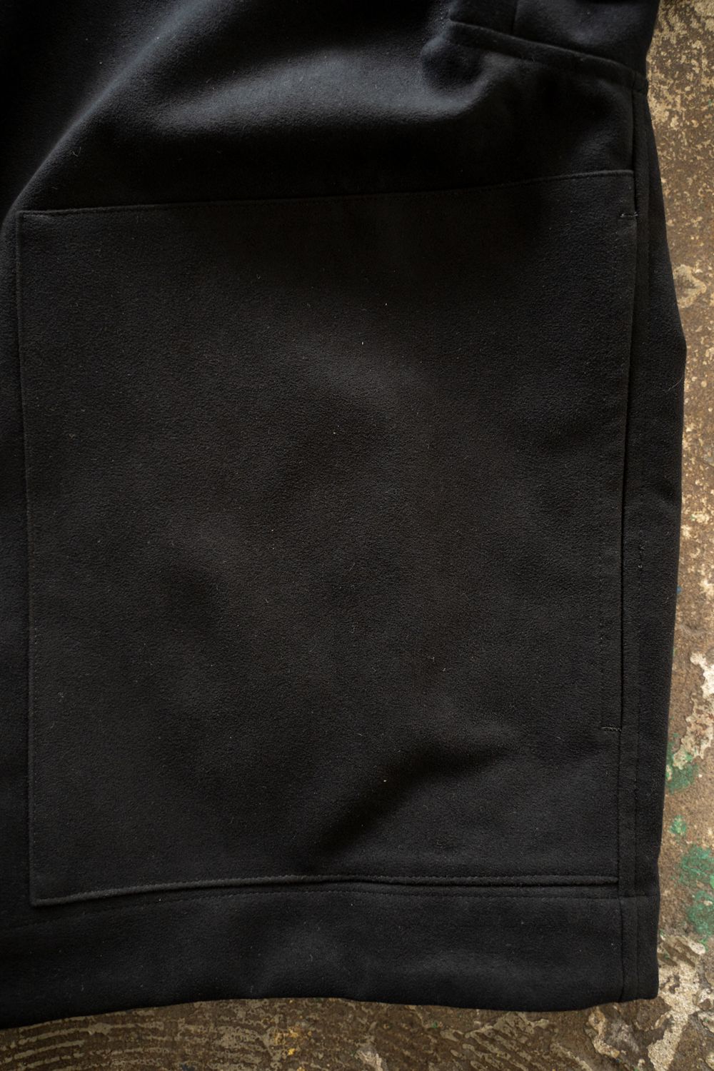 【26AW】フェイクスウェードブルゾン(INK BLACK)