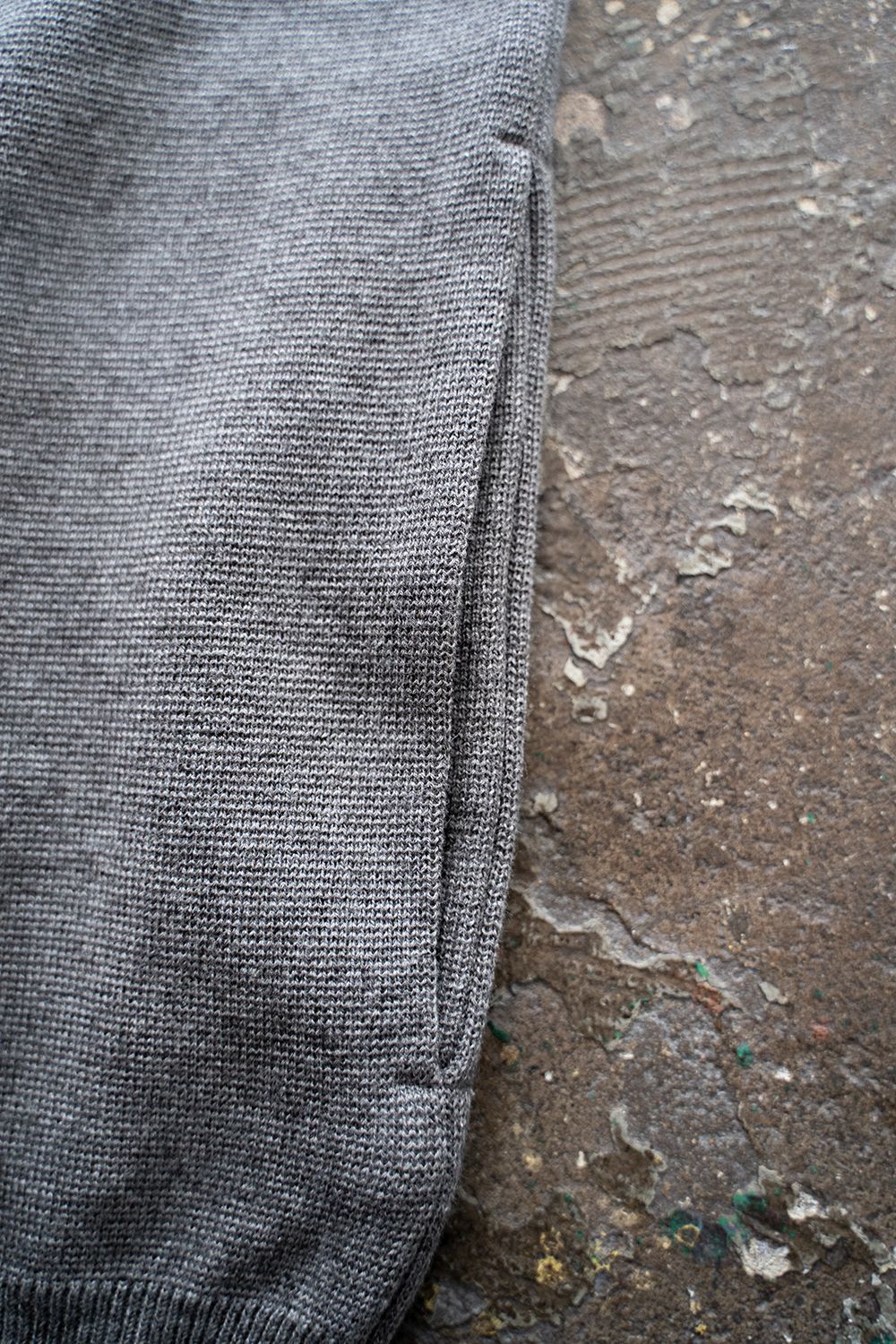 【ラスト1点】【22AW】ミラノリブニットジャケットカーディガン(HEATHER GRAY)