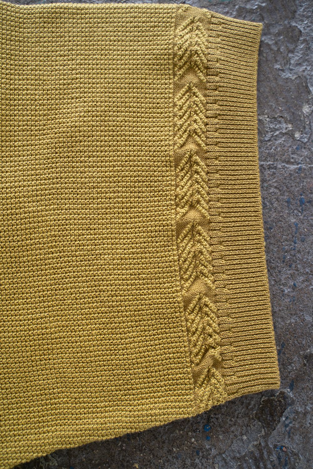 【ラスト1点】Harukaze Henley Knit(CITRON YELLOW)