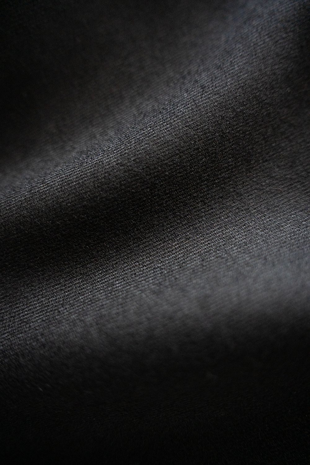 【25AW】ウールサキソニーイージースラックス(BLACK)