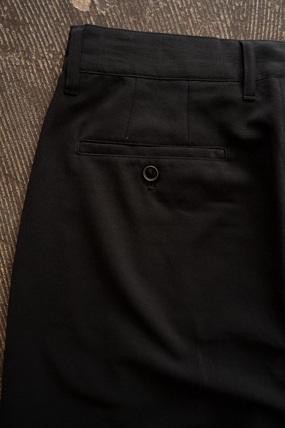 【26SS】2-Tack Wide Slacks/2タックワイドスラックス(BLACK)
