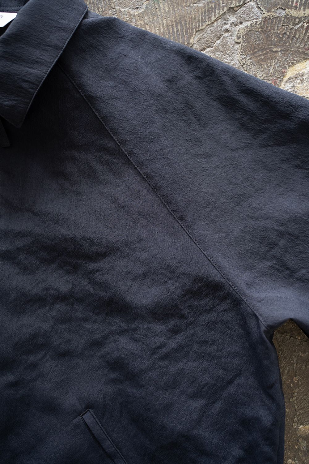 【ラスト1点】【25SS】ポリエステルオックスジップブルゾン(NAVY)