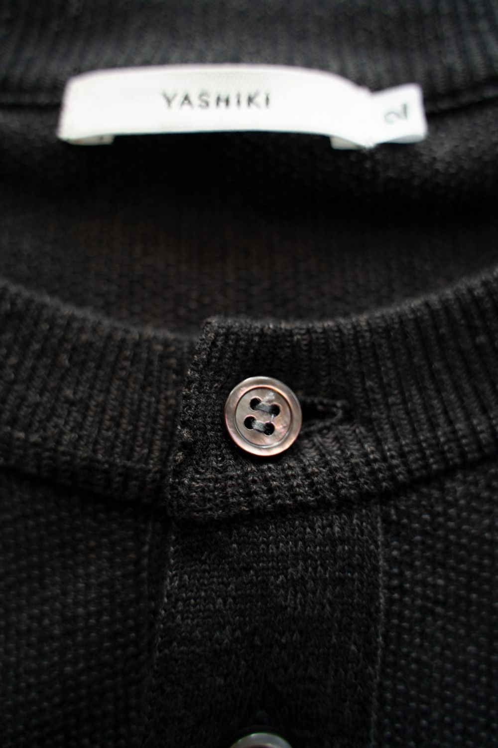 【26SS】Ryokufu Henley Knit(BLACK)