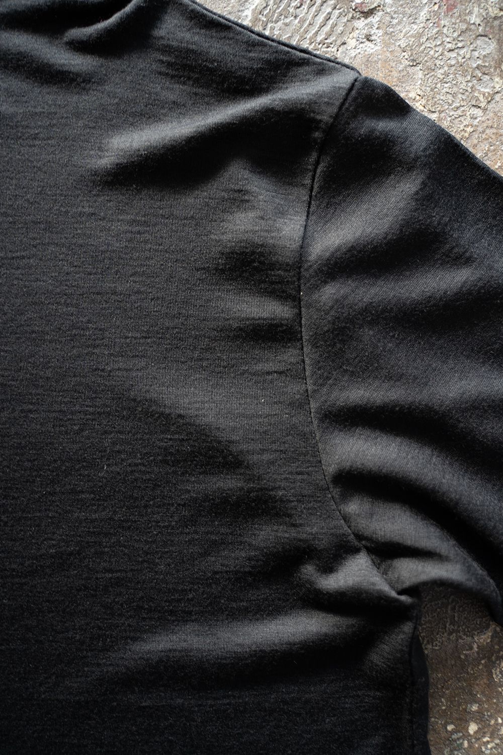 【ラスト1点】【23AW】Washable wool turtle(BLACK)