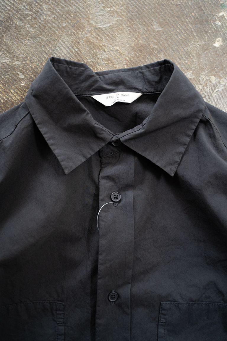 STILL BY HAND - 【ラスト1点】【24AW】ガーメントダイオーバーシャツ  