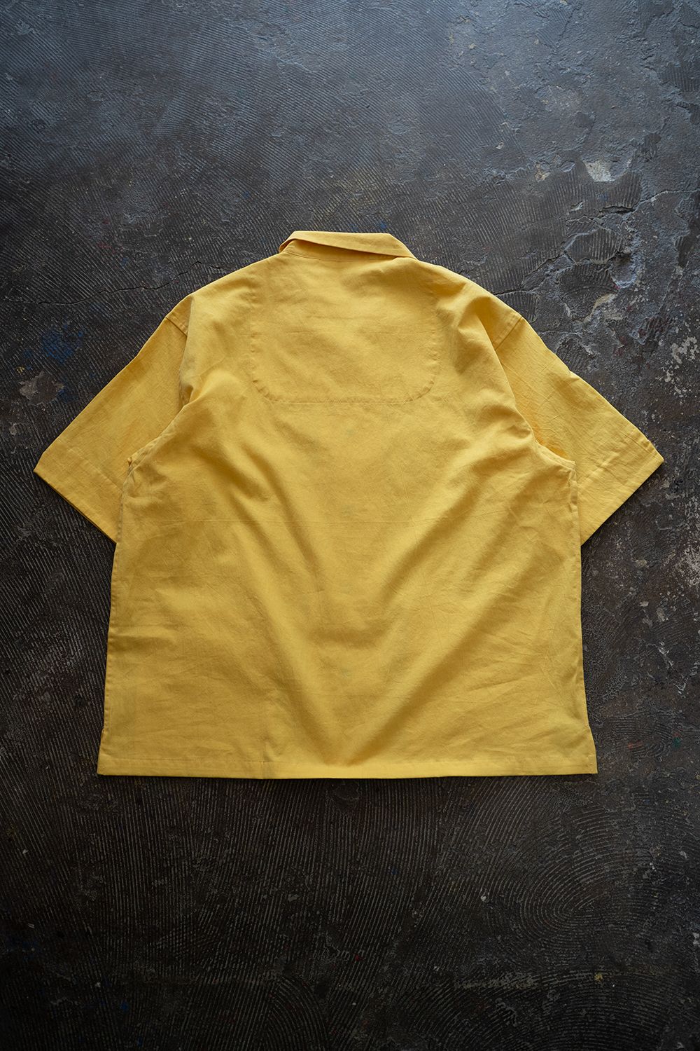 【ラスト1点】【25SS】"week s/s"pajama【セットアップ】(washed cotton YELLOW)