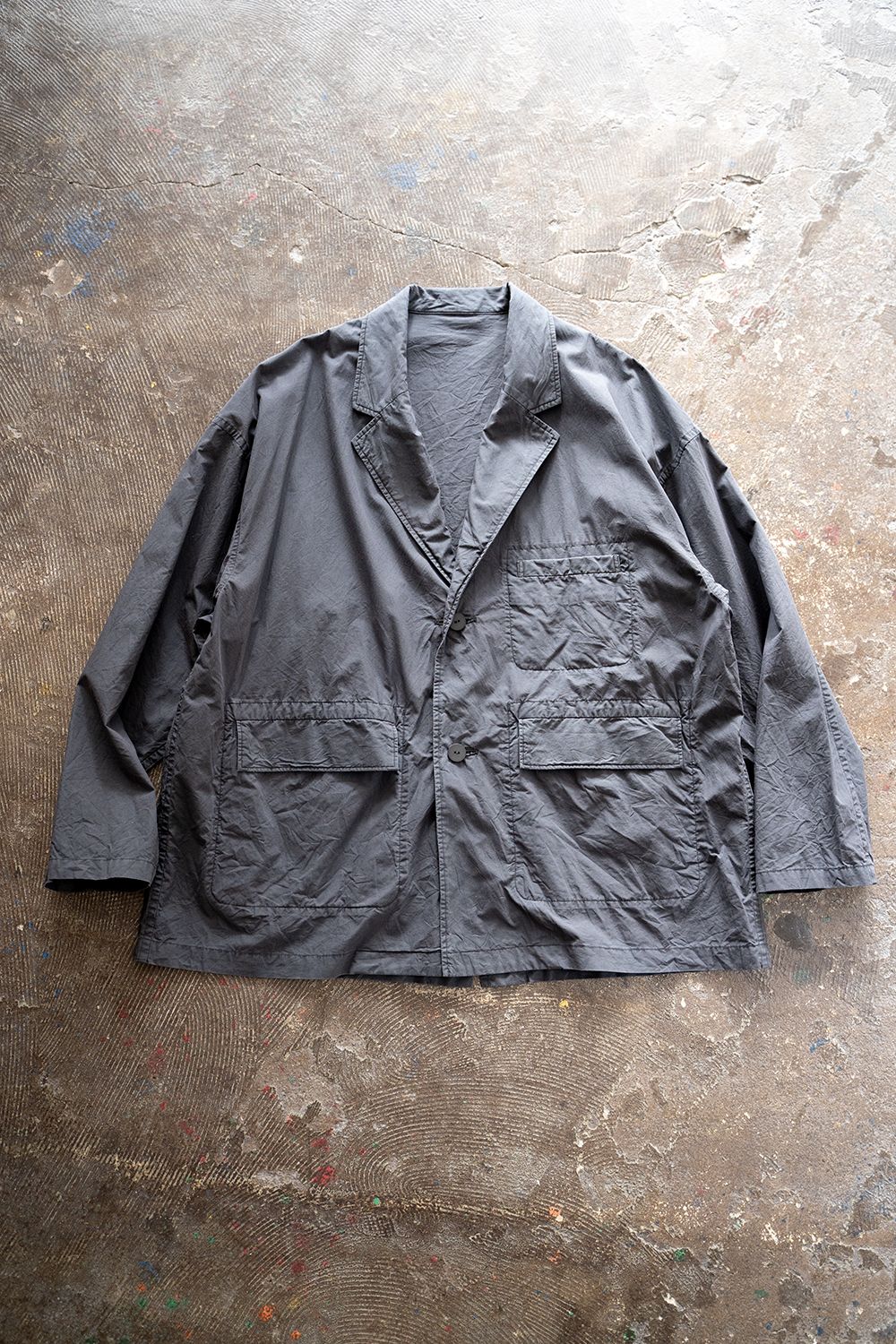 【ラスト1点】【22SS】Reversible 2 Button Jacket(SLATE)