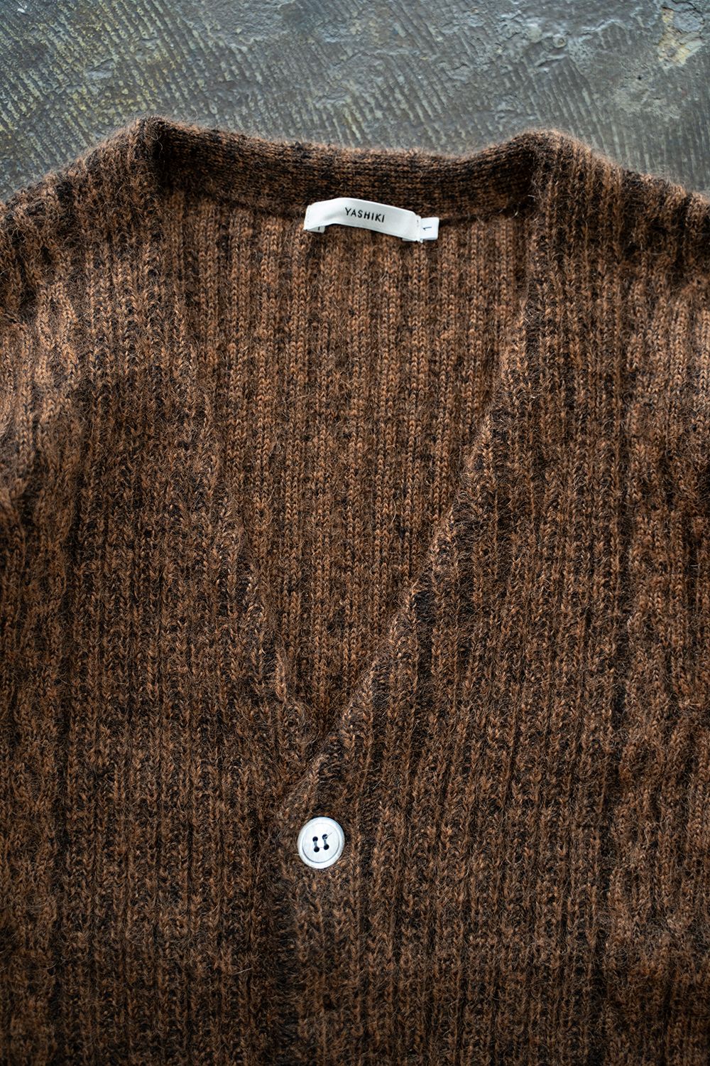 【25AW】Sekkei Mohair Cardigan(ORANGE)