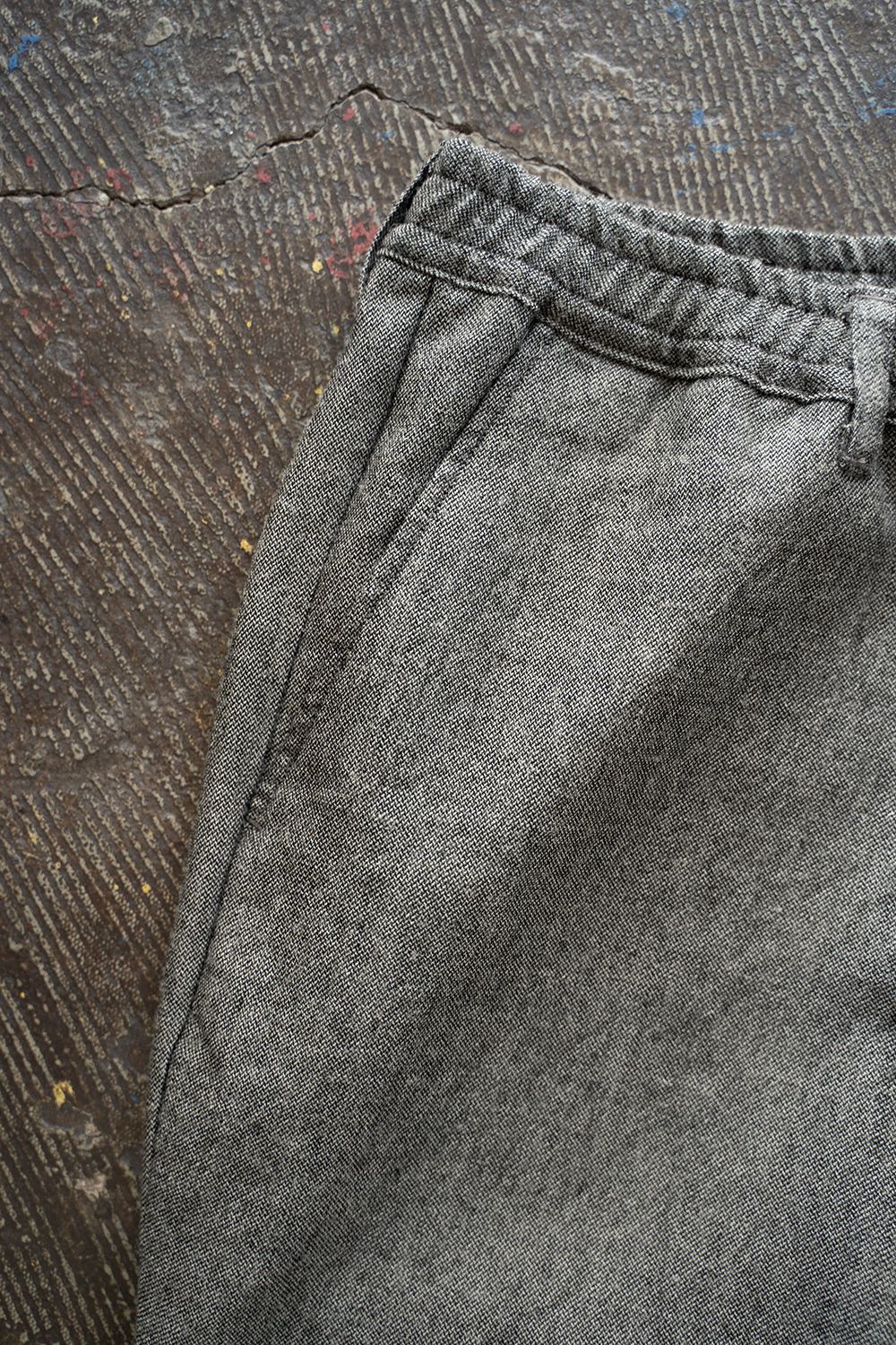 【ラスト1点】【23AW】シェットランドウールイージーパンツ(GRAY)
