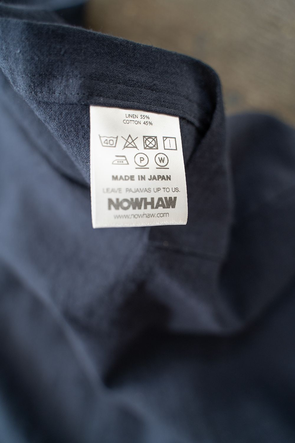 【ラスト1点】【23SS】"nice boat."pajama【セットアップ】(LINEN COTTON NAVY)