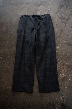 【26SS】C/LI/PE Washer Lounge PT/コットンリネンポリエステルワッシャーラウンジパンツ(NAVY)