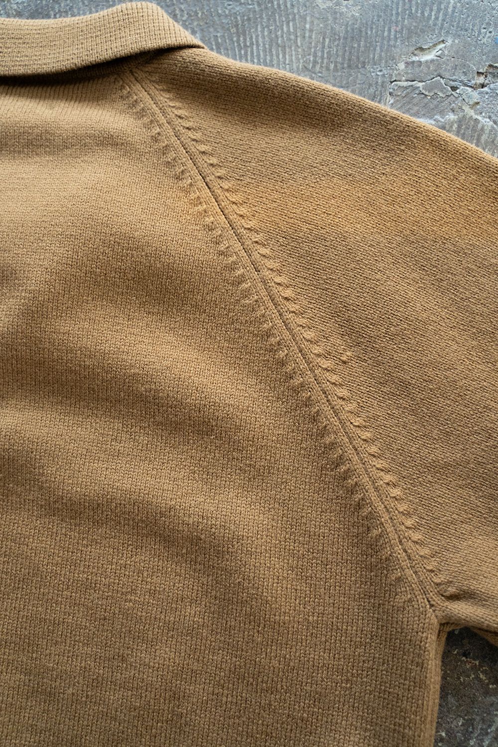 STILL BY HAND - 【ラスト1点】【23AW】7Gスキッパーポロニット STILL BY HAND - 【ラスト1点】【23AW】7Gスキッパーポロニット