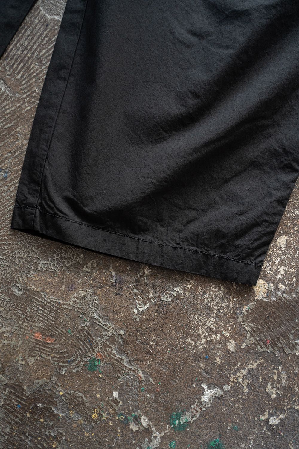【26SS】ガーメントダイワンタックパンツ(INK BLACK)