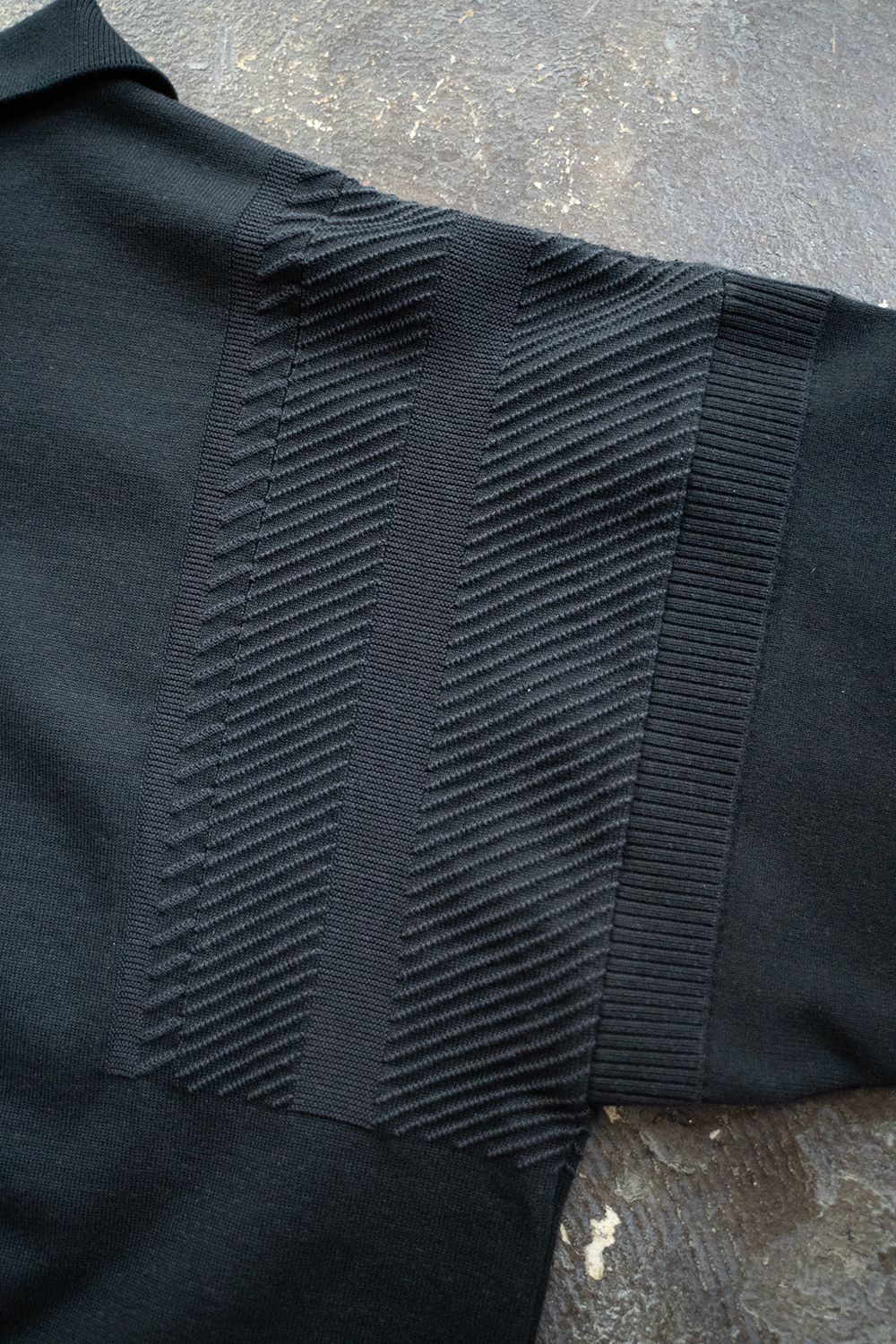 YASHIKI - 【ラスト1点】【24SS】Shunrin Skipper Knit(BLACK YASHIKI - 【ラスト1点】【24SS】Shunrin Skipper Knit(BLACK