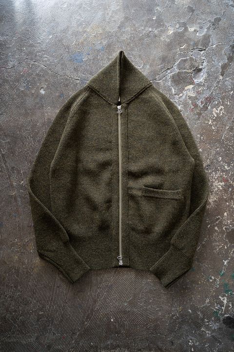 Hard twisted Shetlandwool type C-2(KHAKI MIX)