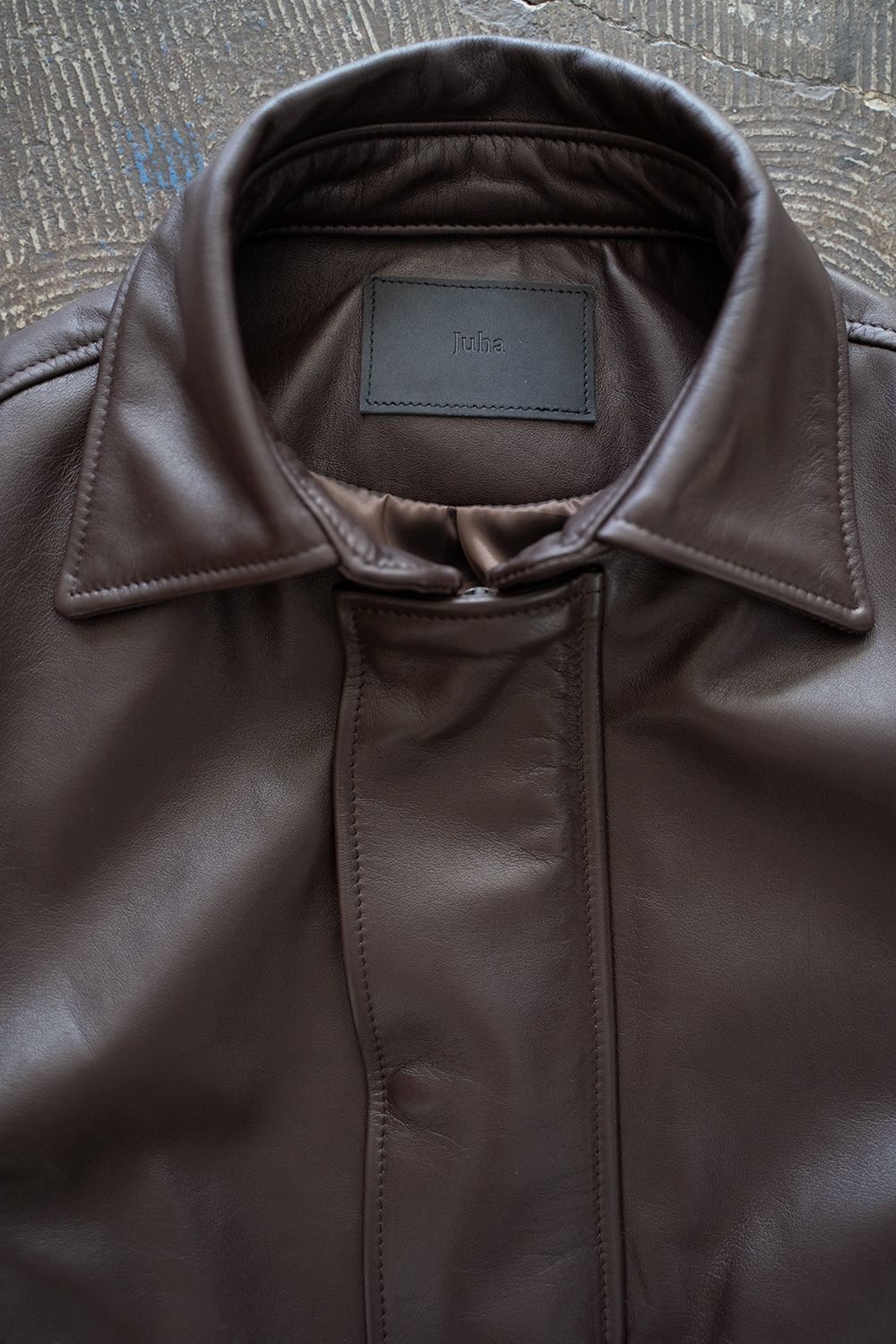 juha - 【ラスト1点】【24AW】Riding Leather Jacket juha - 【ラスト1点】【24AW】Riding Leather Jacket