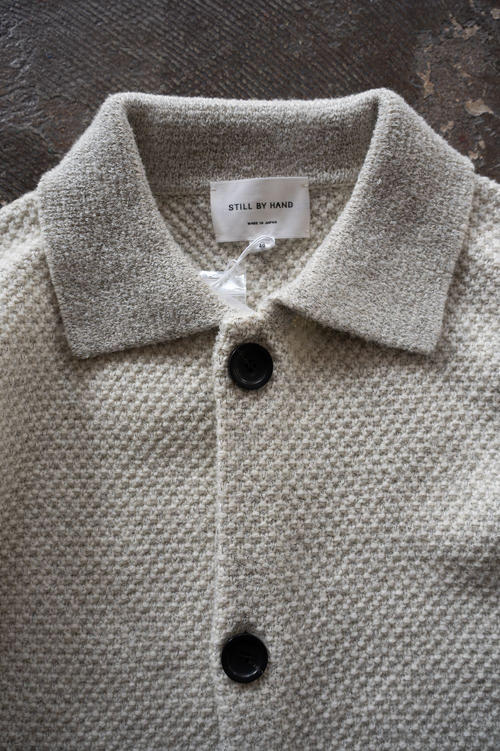 【26AW】5Gニットブルゾン(OATMEAL)