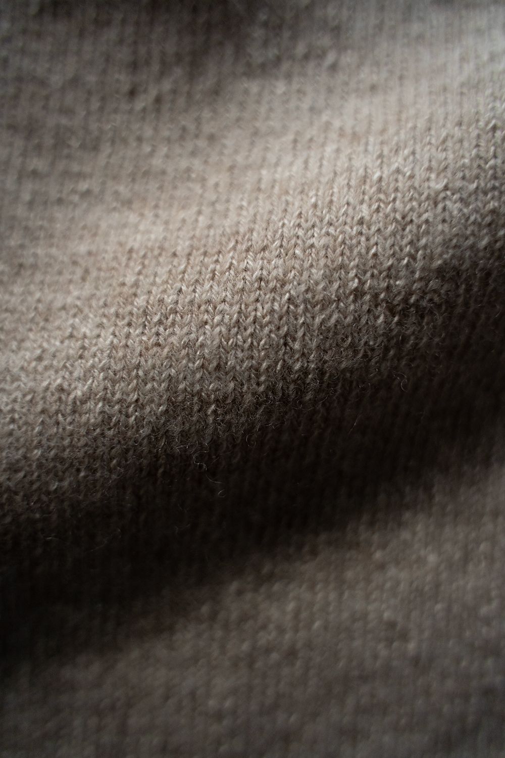 【ラスト1点】【24AW】ウール×シルク10Gクルーネックニット(BEIGE)