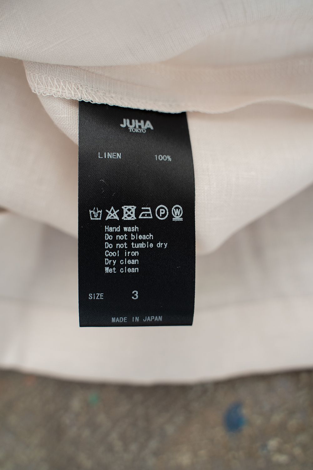 juha - 【ラスト1点】【22SS】French Linen Open Collar Shirt