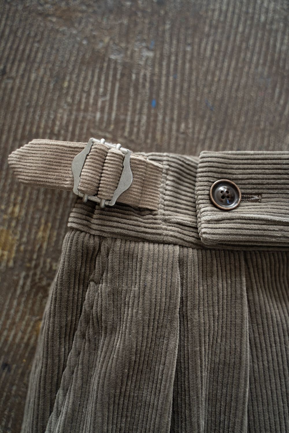 【ラスト1点】2-Tack Corduroy Painter Pants/2タックコーデュロイペインターパンツ(BROWN)