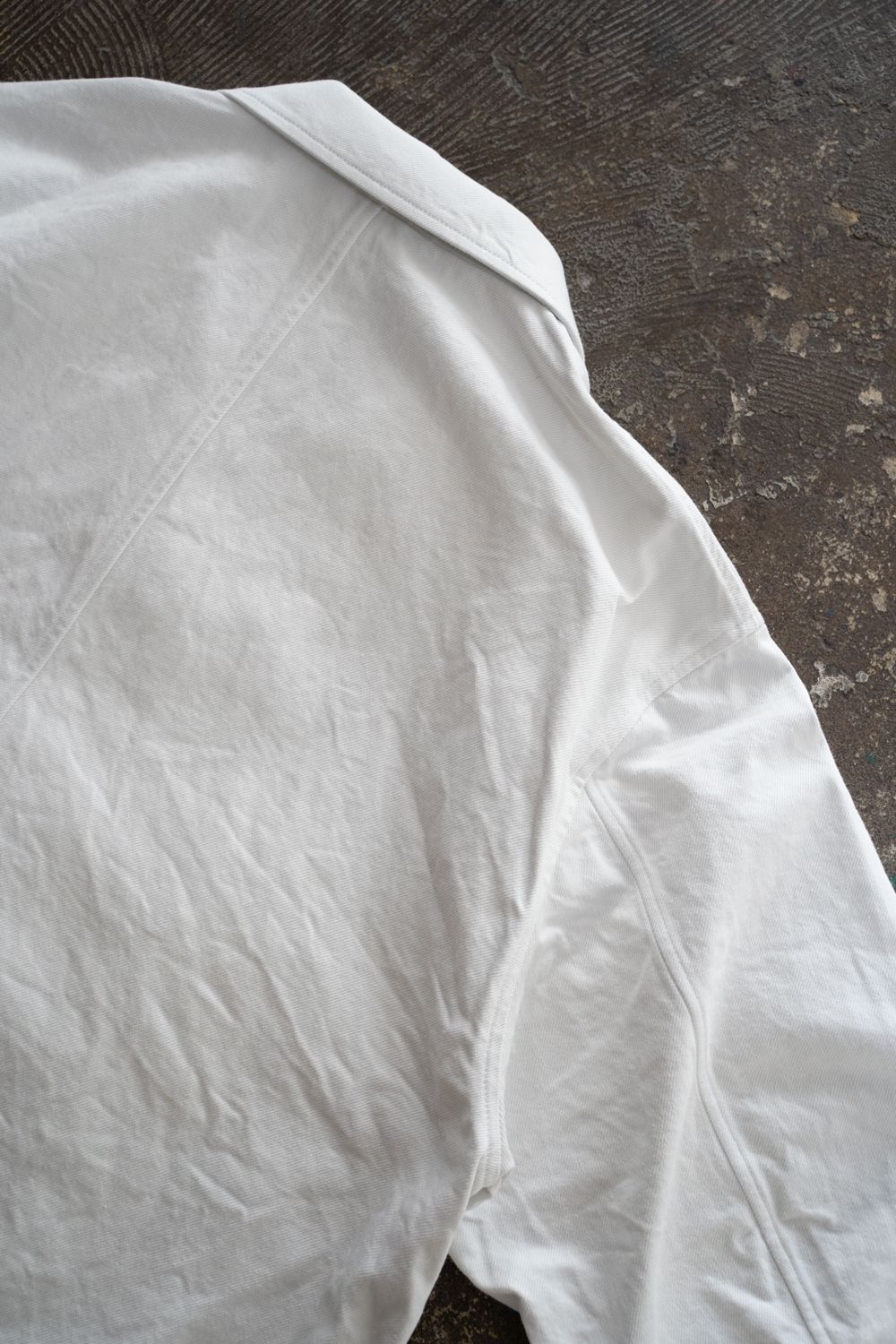 【26SS】11.5ozデニムブルゾン(ASH WHITE)