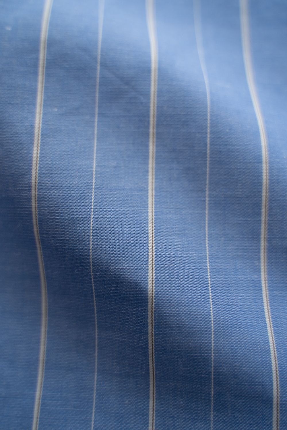 【26SS】コットン×ラミーオーバーサイズシャツ(BLUE STRIPE)