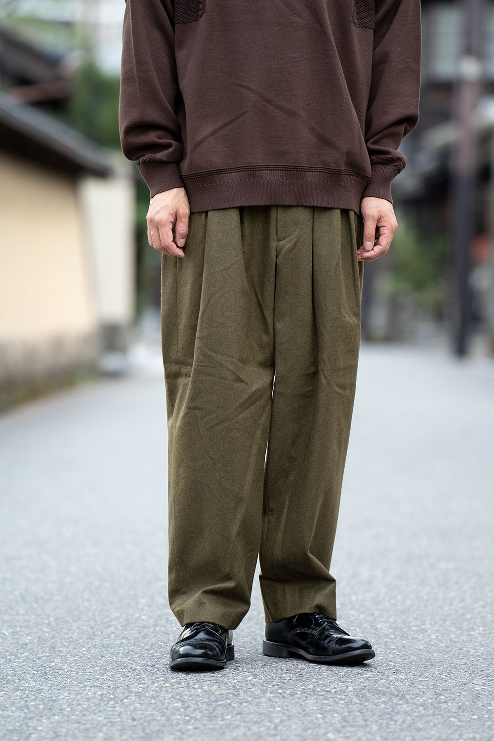 SAYATOMO - Karusan Nodoka Flannel Pants/カルサンノドカフランネル