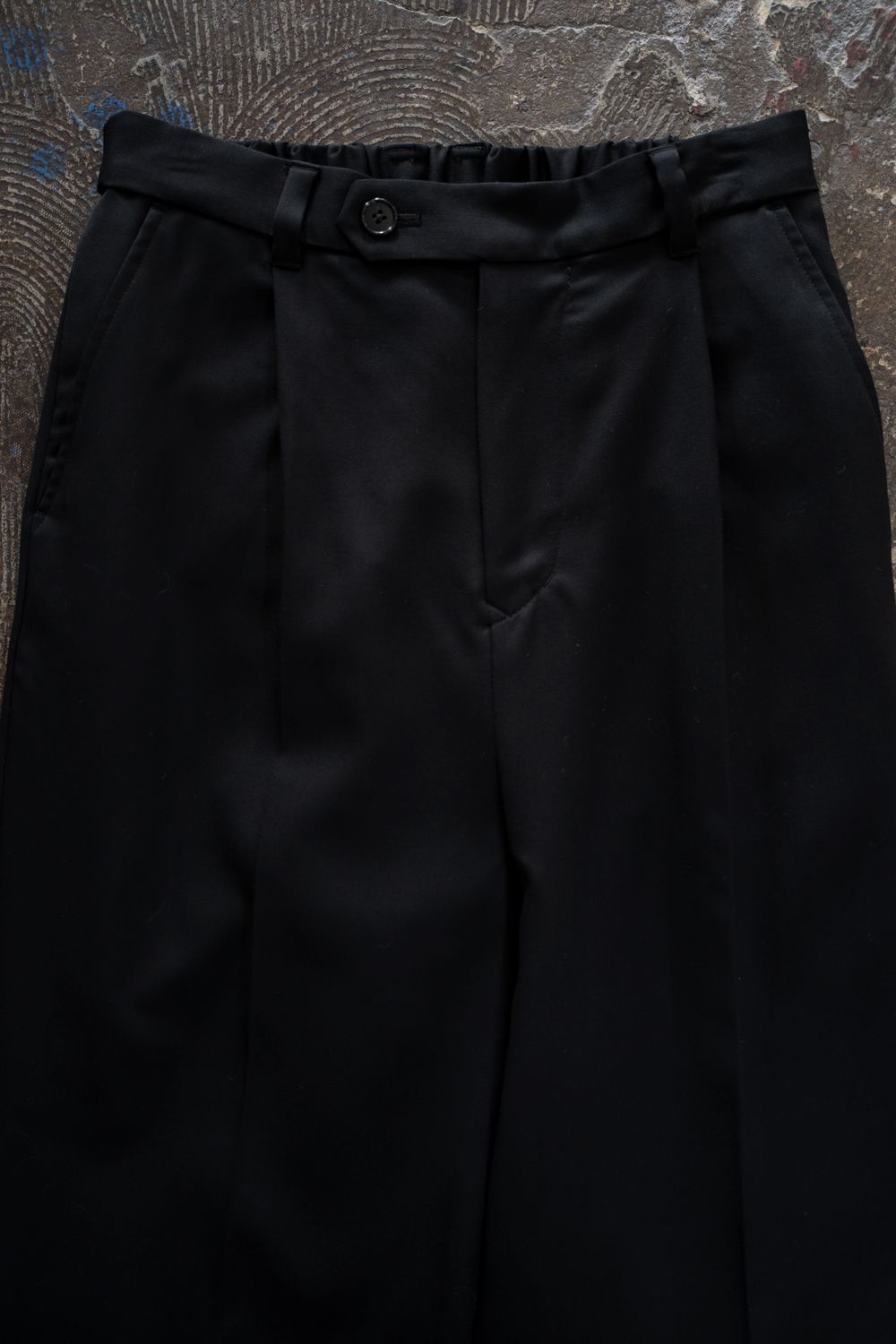【26AW】Fluid Flare Pants/フルーイドフレアパンツ(BLACK)