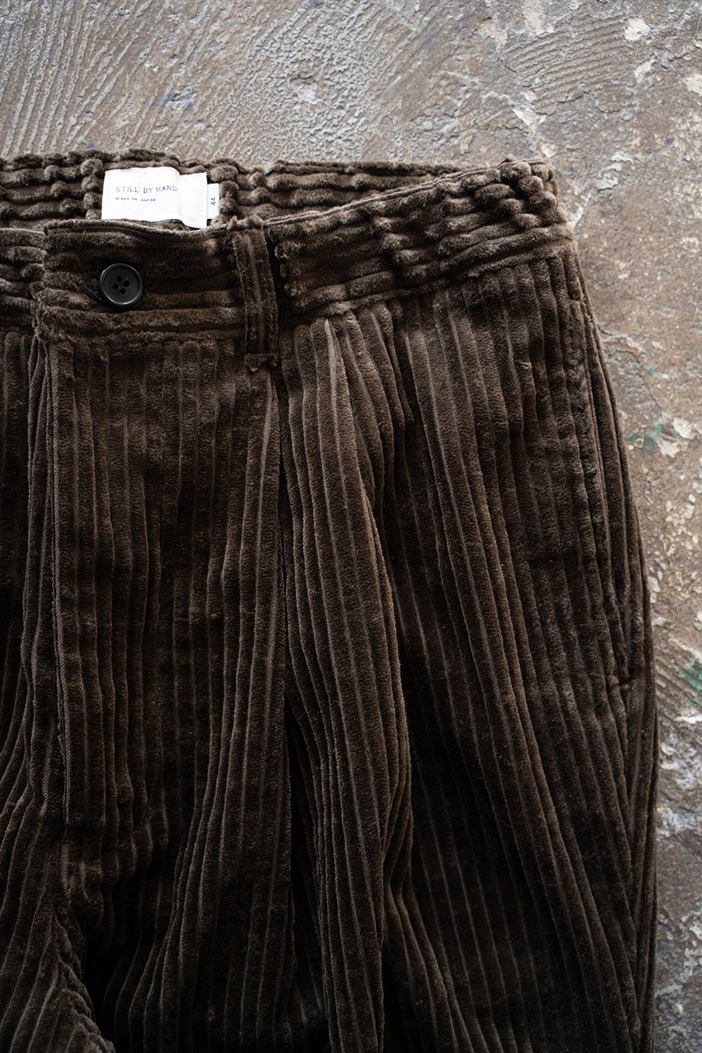 【25AW】3.5W太畝コーデュロイイージーパンツ(BROWN)